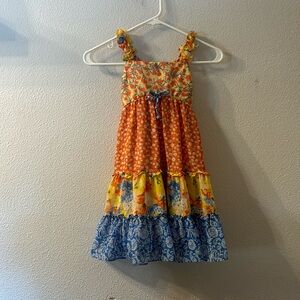 Jona Michelle paisley/ floral multi color dress size 6